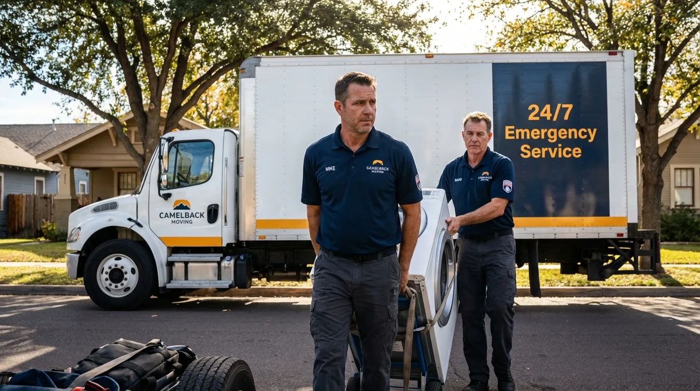CamelBack Moving crew loading furniture in Blountsville, AL